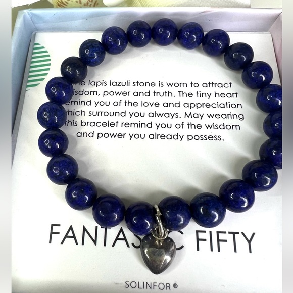 Lapis Lazuli Beads Bracelet - Picture 6 of 6